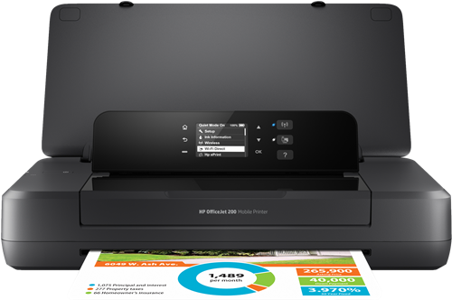 HP Officejet 200 Mobile Impresora de inyección de tinta 