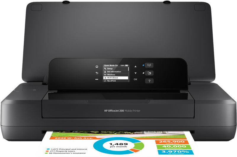 HP Officejet 200 Mobile Impresora 