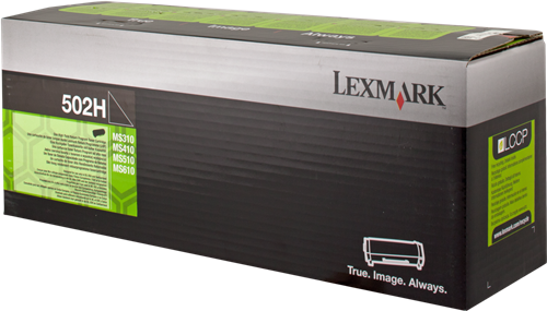 Lexmark 502H negro Tóner