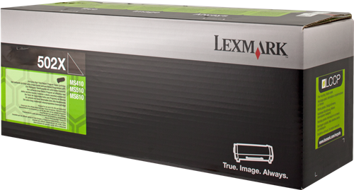 Lexmark 502X negro Tóner
