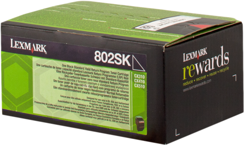 Lexmark 802SK negro Tóner