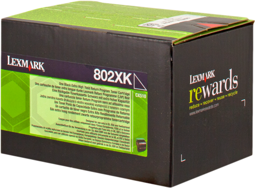 Lexmark 802XK negro Tóner
