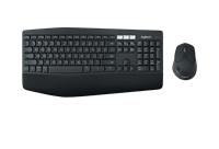 Logitech Conjunto de teclado y ratón inalámbricos MK850 Performance negro