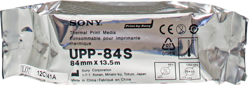 Sony Rollo papel térmico UPP-84S Blanco